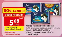 Auchan Mokra karma dla kota Felix Jellies oferta