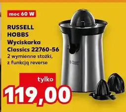 Kaufland Wyciskarka Russell Hobbs Classics 22760-56 2 wymienne stożki z funkcją reverse 60W oferta