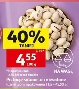 Auchan Pistacje niesolone oferta