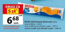 Auchan Bułki mini burger Dulcesol oferta