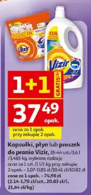 Auchan Proszek do prania Vizir oferta