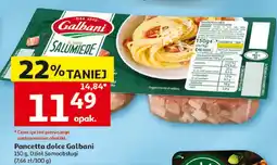 Auchan Pancetta dolce Galbani Dział Samoobsługi oferta