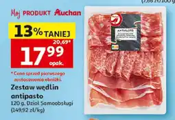 Auchan Zestaw wędlin antipasto Auchan Dział Samoobsługi oferta