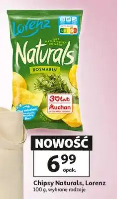 Auchan Chipsy Naturals Lorenz Rosmarin oferta