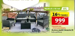 Auchan Zestaw mebli Venezia III kolor grafitowy oferta