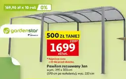 Auchan Pawilon rozsuwany Jan 295x303cm wys. 233cm oferta