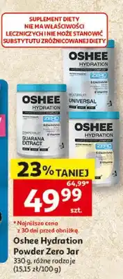 Auchan Suplement diety Oshee Hydration Powder Zero Jar oferta