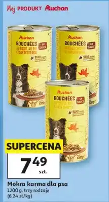 Auchan Mokra karma dla psa Auchan Bouchées oferta