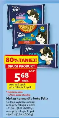 Auchan Mokra karma dla kota Felix oferta