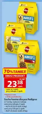 Auchan Sucha karma dla psa Pedigree oferta