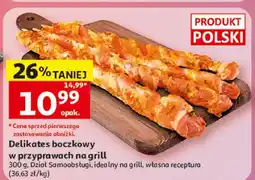 Auchan Delikates boczkowy w przyprawach na grill oferta