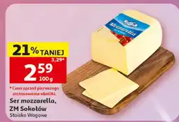 Auchan Ser mozzarella ZM Sokołów oferta