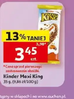 Auchan Kinder Maxi King oferta