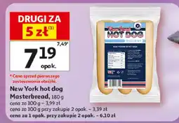 Auchan New York hot dog Masterbread oferta