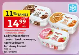 Auchan Lody śmietankowe słony karmel Hortex oferta