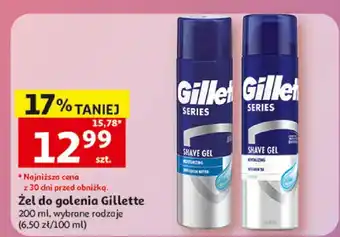 Auchan Żel do golenia Gillette Series oferta
