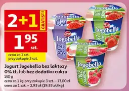 Auchan Jogurt Jogobella bez dodatku cukru oferta