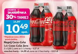 Auchan Napój Coca-Cola Zero oferta