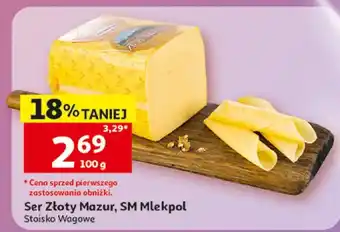 Auchan Ser Złoty Mazur SM Mlekpol oferta