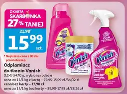 Auchan Odplamiacz do tkanin Vanish Oxi Action oferta