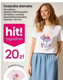 Pepco Koszulka damska różowa 100% bawełny oferta