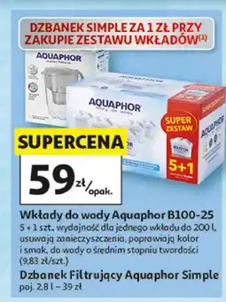 Auchan Wkłady do wody Aquaphor B100-25 oferta