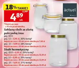 Auchan Słoik hermetyczny actuel oferta