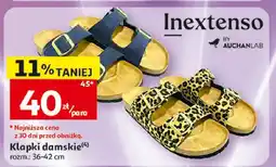 Auchan Klapki damskie Inextenso oferta