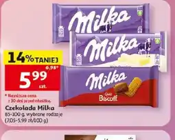 Auchan Czekolada Milka oferta