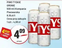 Sedal Kompania Piwowarska PIWO TYSKIE GRONIE oferta