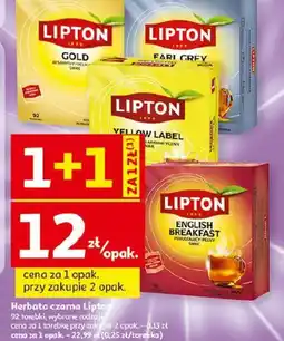 Auchan Lipton herbata czarna oferta