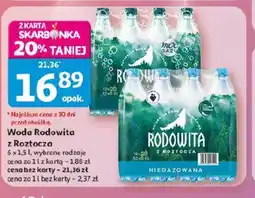 Auchan Woda Rodowita z Roztocza oferta