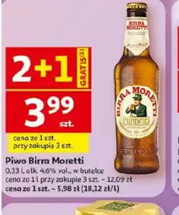 Auchan Birra Moretti Piwo oferta