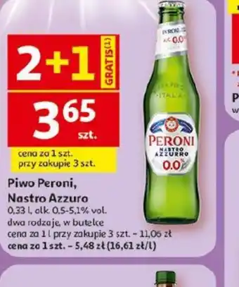 Auchan Piwo Peroni Nastro Azzurro oferta