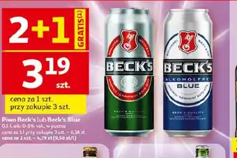 Auchan Piwo Beck's oferta