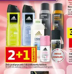Auchan Adidas żele i dezodoranty oferta