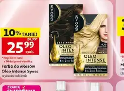Auchan Farba do włosów Oleo Intense Syoss oferta