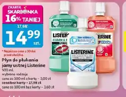 Auchan Listerine płyn do płukania jamy ustnej oferta