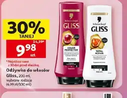 Auchan Gliss odżywka do włosów oferta