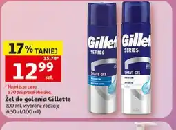 Auchan Gillette żel do golenia oferta
