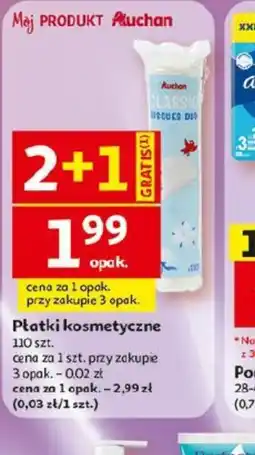 Auchan Auchan Płatki kosmetyczne oferta
