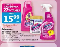 Auchan Vanish Odplamiacz do tkanin oferta