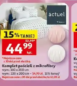 Auchan Komplet pościeli z mikrofibry oferta