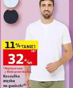 Auchan Koszulka męska na guziczki oferta