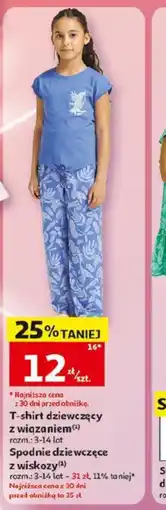 Auchan T-shirt dziewczęcy oferta