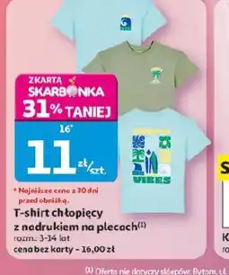 Auchan T-shirt chłopięcy oferta