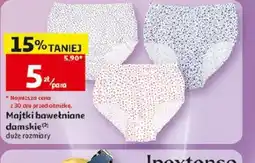 Auchan Majtki bawełniane damskie oferta