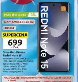 Auchan Xiaomi Smartfon Redmi Note 15 oferta