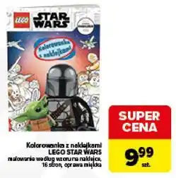Carrefour Kolorowanka z naklejkami LEGO STAR WARS oferta