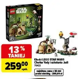 Carrefour Klocki LEGO STAR WARS Chatka Yody i szkolenie Jedi 75422 oferta